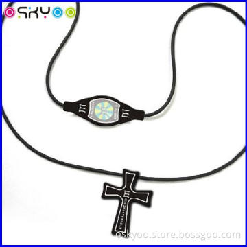 Custom Power and Balance Silicone Sports Necklace (P5208)